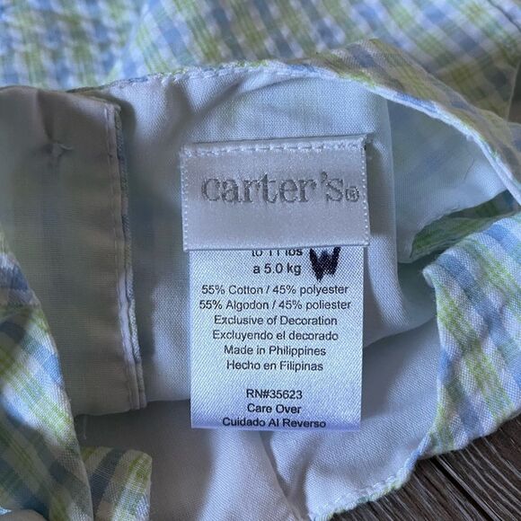 Carter's Smocked Baby Romper - Picture 7 of 8